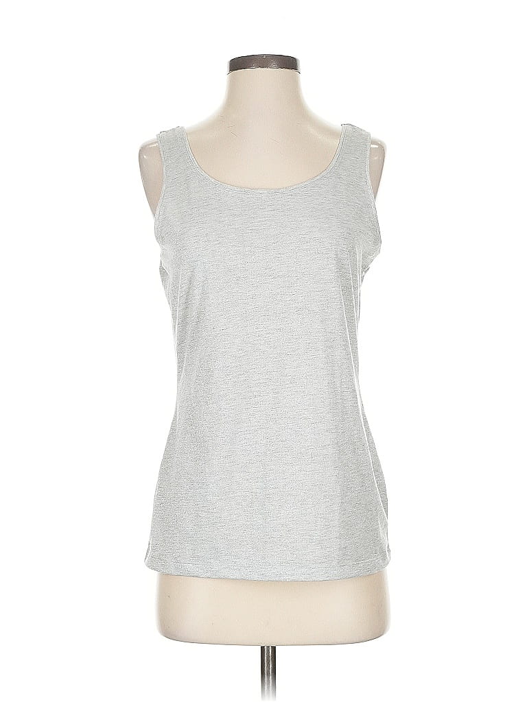 Pre-owned Talbots Outlet Tank Top Silver Strapless Neckline Tops
