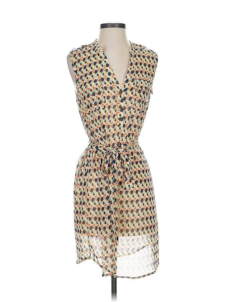 Pre-owned Daniel Rainn Casual Dress In Brown