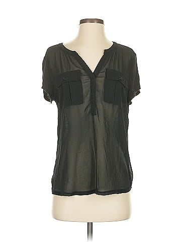 Soho JEANS NEW YORK & COMPANY Short Sleeve Blouse (view 1)