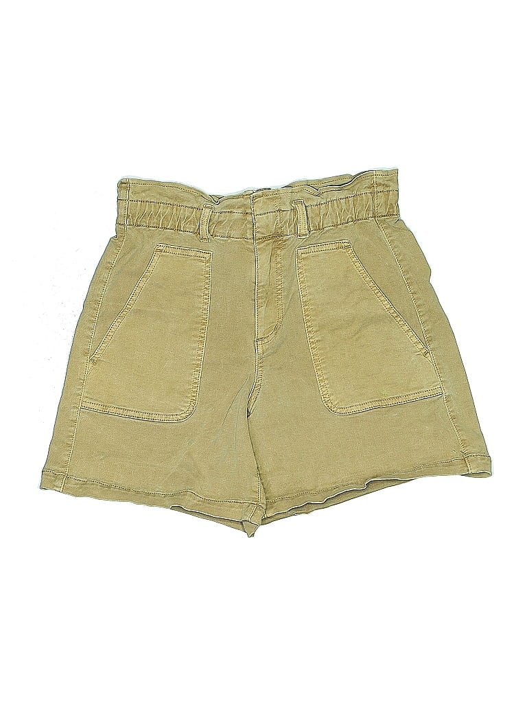 Pre-owned Ann Taylor Loft Khaki Shorts In Yellow