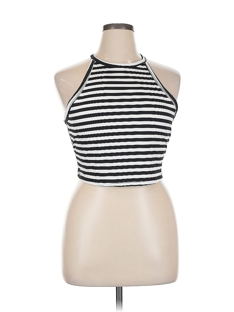 Shein Tank Top Black Halter Neckline Tops