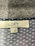 Ann Taylor LOFT 100% Polyester Polka Dots Gray Short Sleeve Top Size S - photo 7