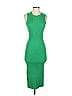 Monrow Solid Green Cocktail Dress Size XS - photo 1