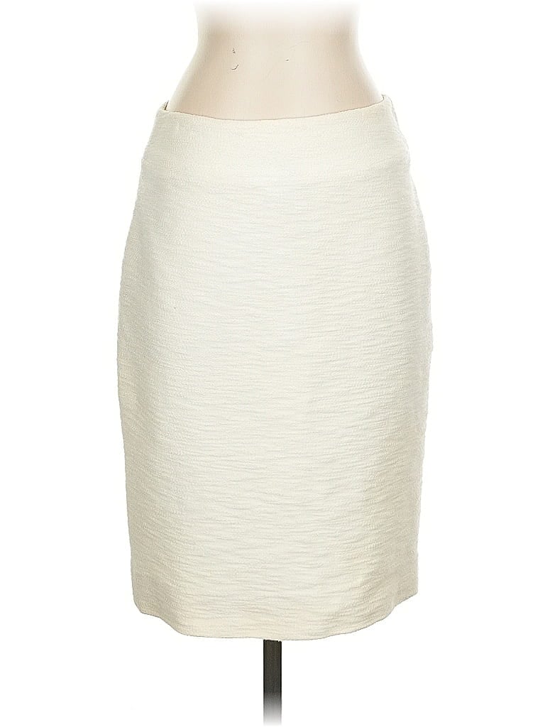 Pre-owned Etcetera Formal Skirt In White