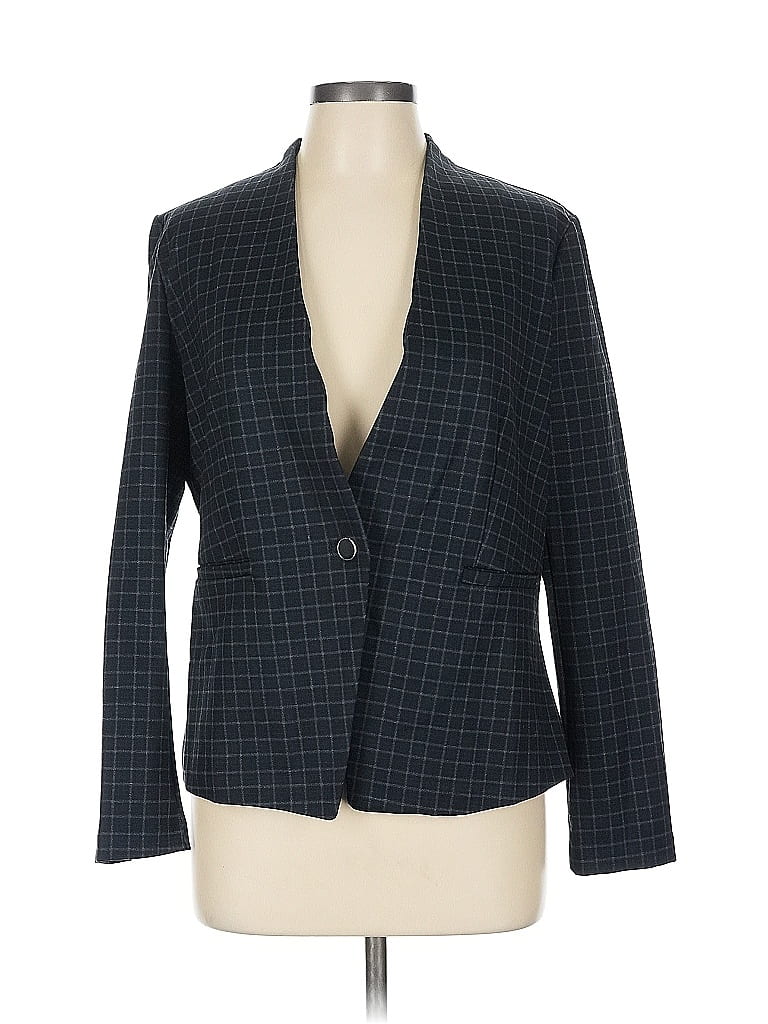 Pre-owned 89th & Madison Blazer Jacket In Gray