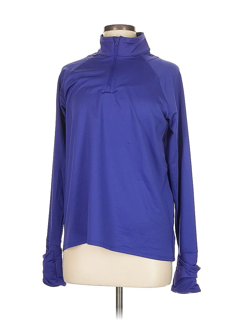 Pre-owned Athleta Turtleneck Sweater In Purple
