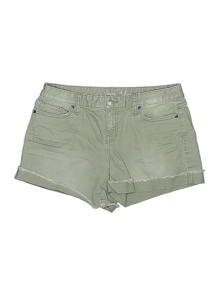 Pre-owned Tommy Hilfiger Khaki Shorts In Green