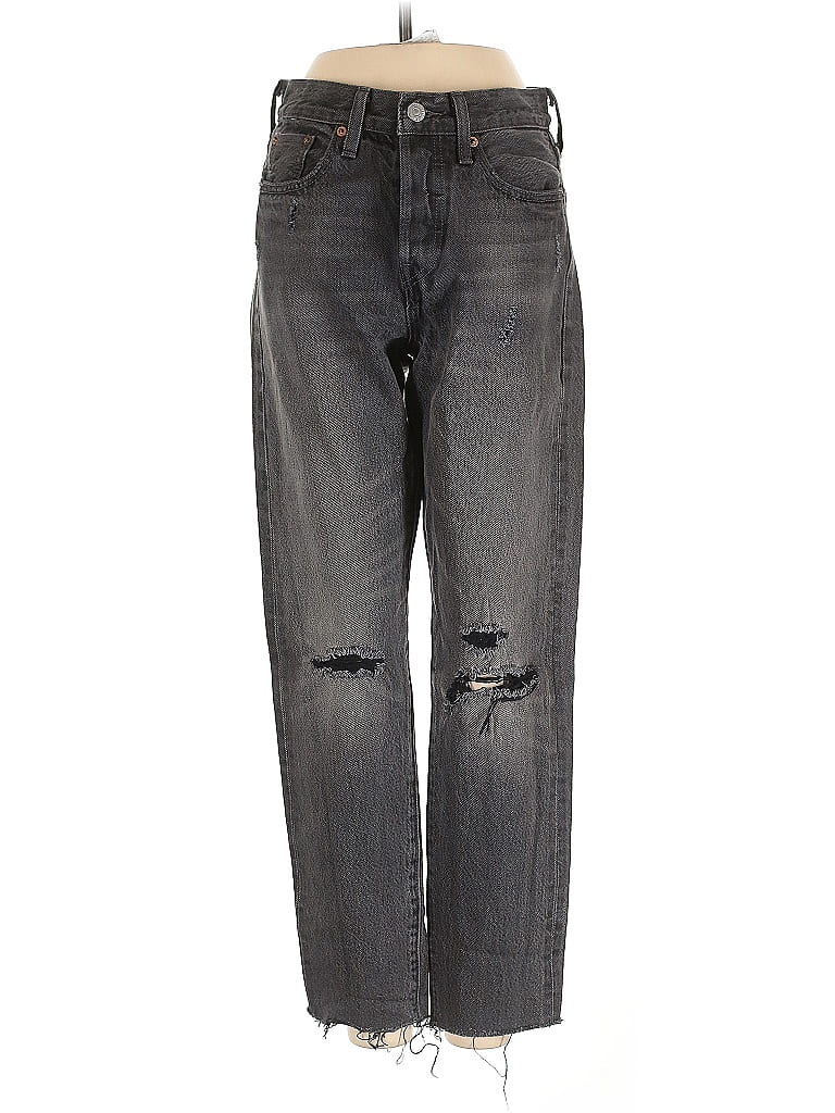 Pre-owned Levi's Jeans In Gray