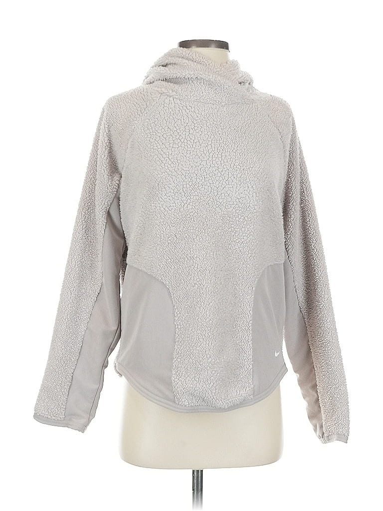 Pre-owned Nike Turtleneck Sweater In Gray