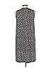 MICHAEL Michael Kors Polka Dots Gray Casual Dress Size L - photo 2