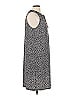 MICHAEL Michael Kors Polka Dots Gray Casual Dress Size L - photo 4