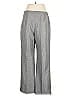 Le Suit 100% Polyester Chevron-herringbone Gray Dress Pants Size 12 - photo 2