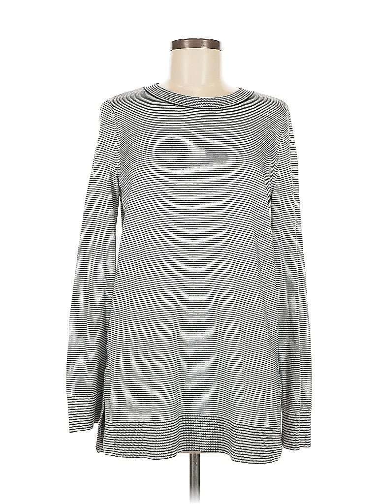 Pre-owned Ann Taylor Loft Pullover Sweater In Black