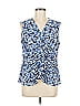 Doncaster Collection Blue Sleeveless Blouse Size M (estimated) - photo 1