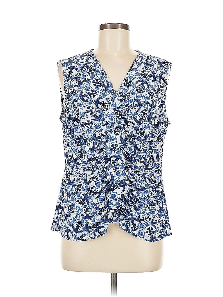 DONCASTER COLLECTION Pre-owned Sleeveless Blouse In Blue