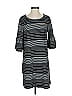 Max Studio Stripes Black Casual Dress Size S - photo 1