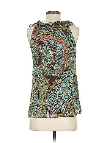 an original MILLY of New York Sleeveless Silk Top (view 2)