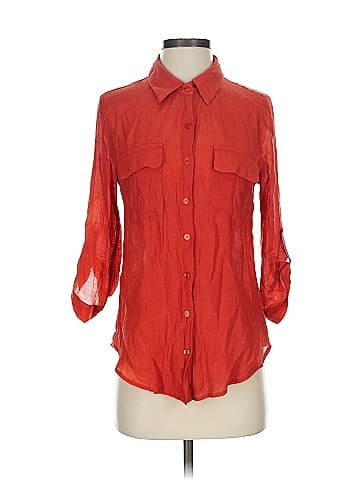 A. Byer 3/4 Sleeve Button-Down Shirt (view 1)