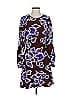Tanya Taylor Print Burgundy Brown Casual Dress Size 4 - photo 1