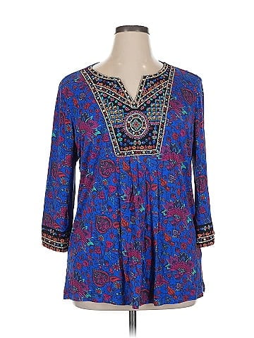 Soft Surroundings 3/4 Sleeve Blouse (view 1)