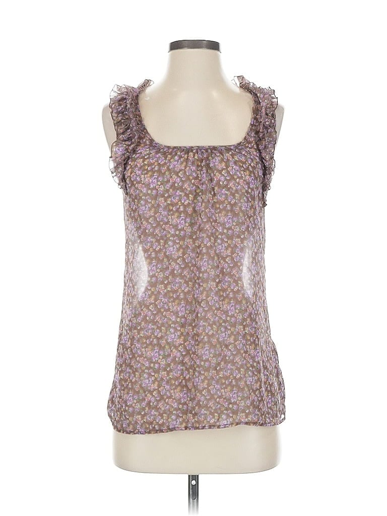 Pre-owned Vanity Sleeveless Blouse In Purple