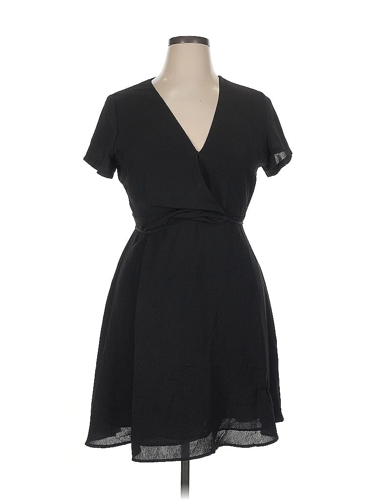 Pre-owned Lush Casual Dress In Black