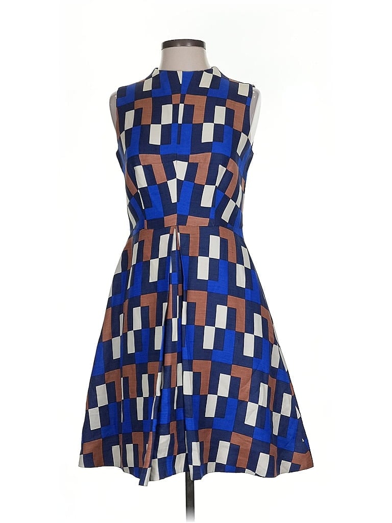 Pre-owned An Original Milly Of New York Cocktail Dress In Blue