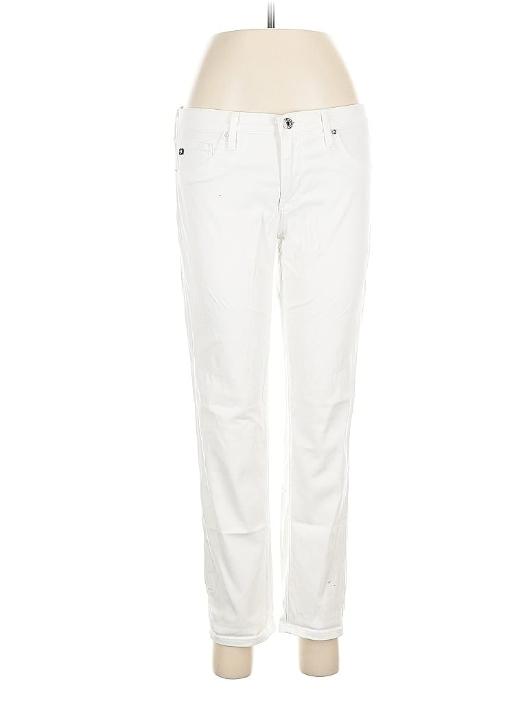 Pre-owned Adriano Goldschmied Casual Pants In White