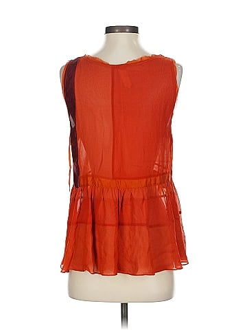 Floreat Sleeveless Silk Top (view 2)