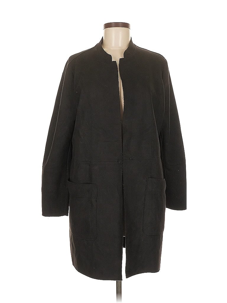 Pre-owned H&m Coat In Black