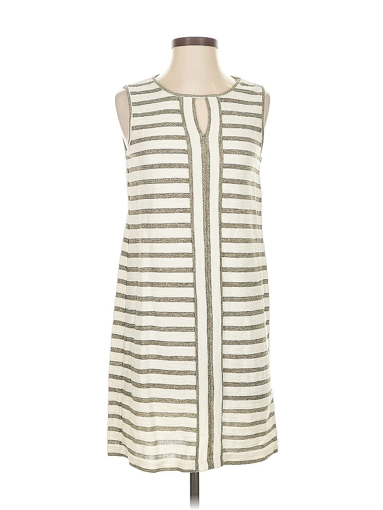 Pre-owned Max Studio Casual Dress In White