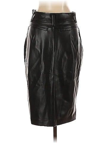 Shoedazzle Faux Leather Skirt (view 2)