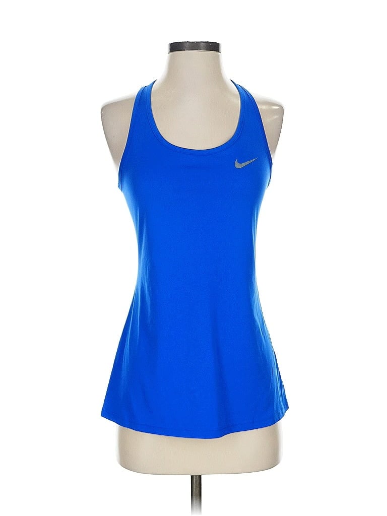 Pre-owned Nike Active Tank Top In Blue