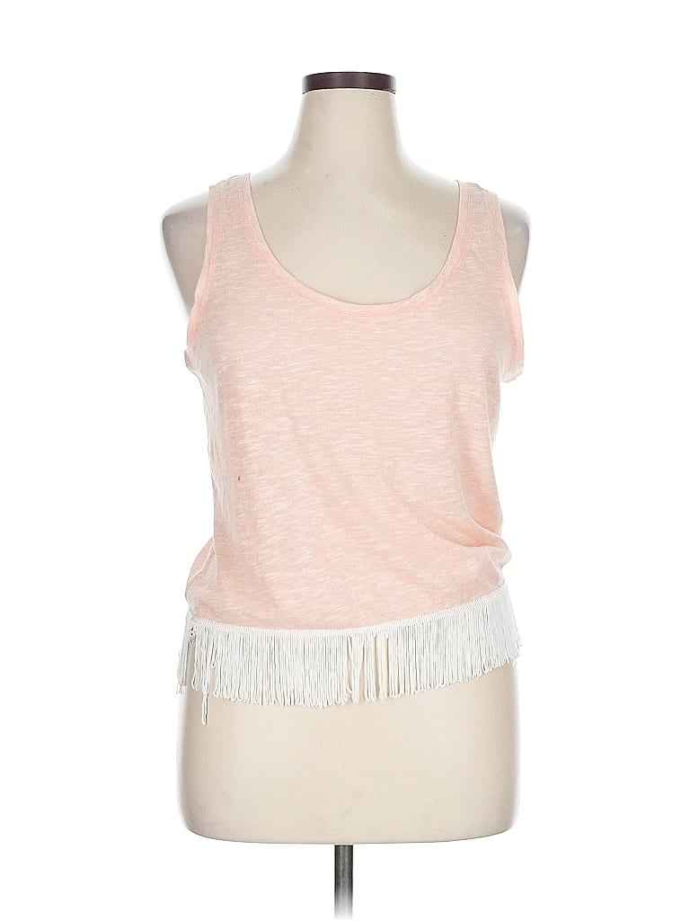 Pre-owned Kirra Tank Top Pink Halter Neckline Tops