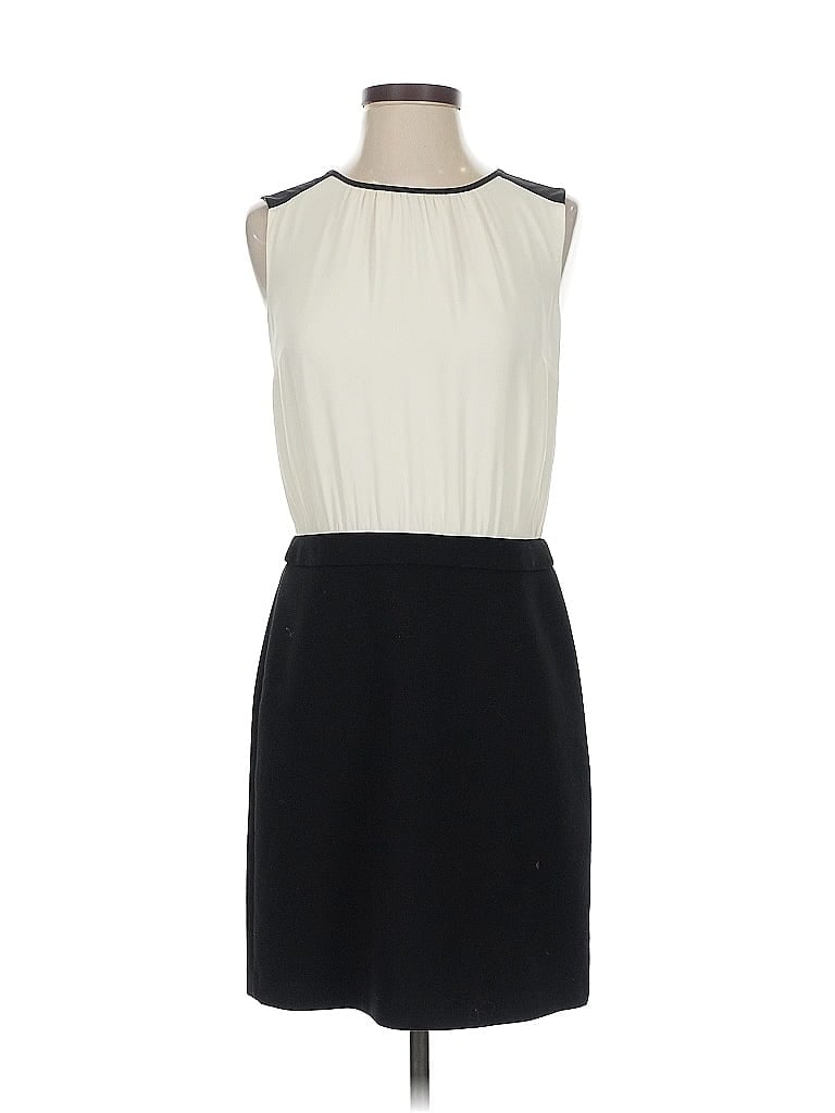 Pre-owned Ann Taylor Loft Cocktail Dress In White