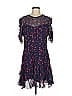 Tanya Taylor 100% Polyester Floral Purple Blue Cocktail Dress Size M (estimated) - photo 1