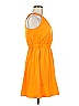 Louna Solid Orange Yellow Cocktail Dress Size M - photo 4