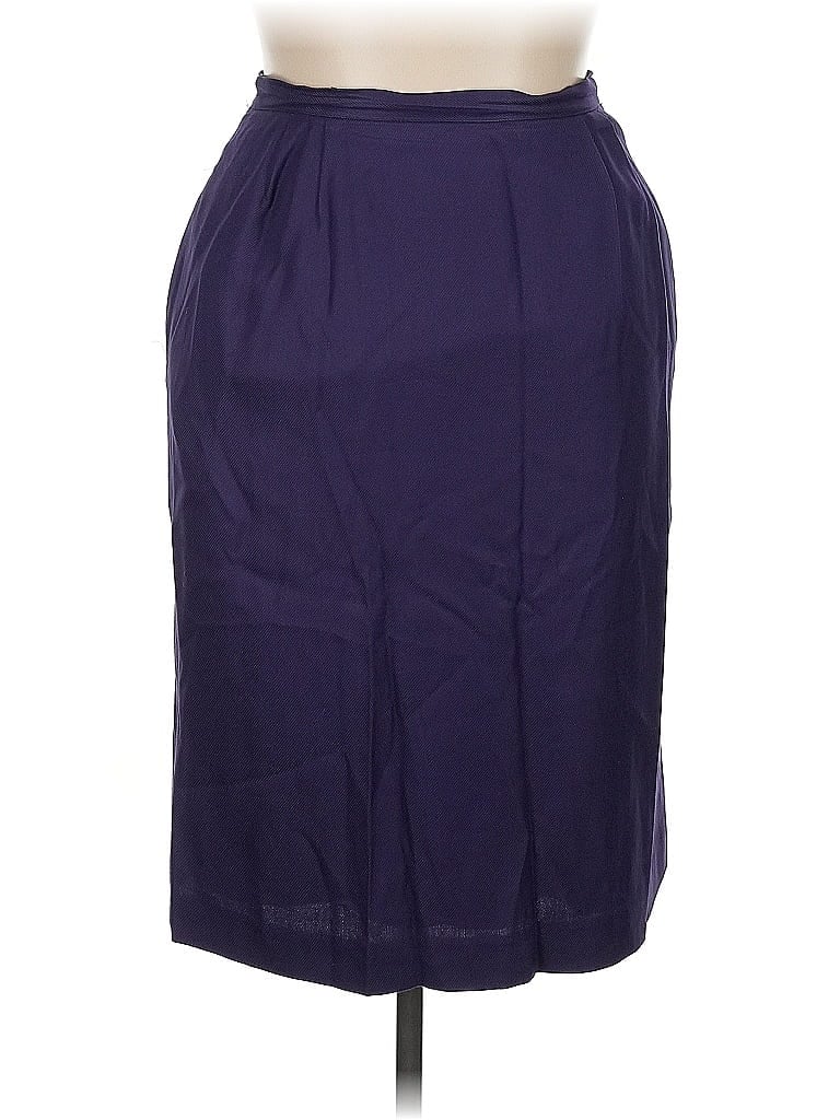 Pre-owned Unbranded Formal Skirt In Purple