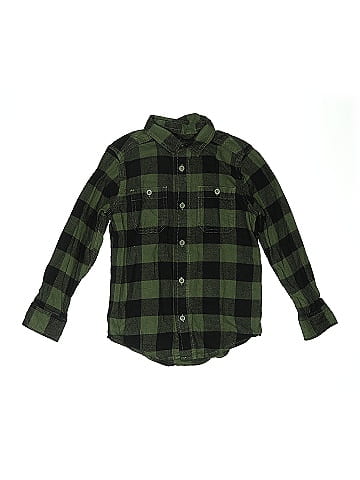 Wonder Nation Long Sleeve Button-Down Shirt (view 1)