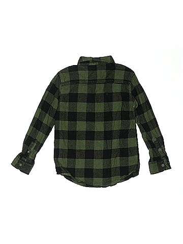 Wonder Nation Long Sleeve Button-Down Shirt (view 2)