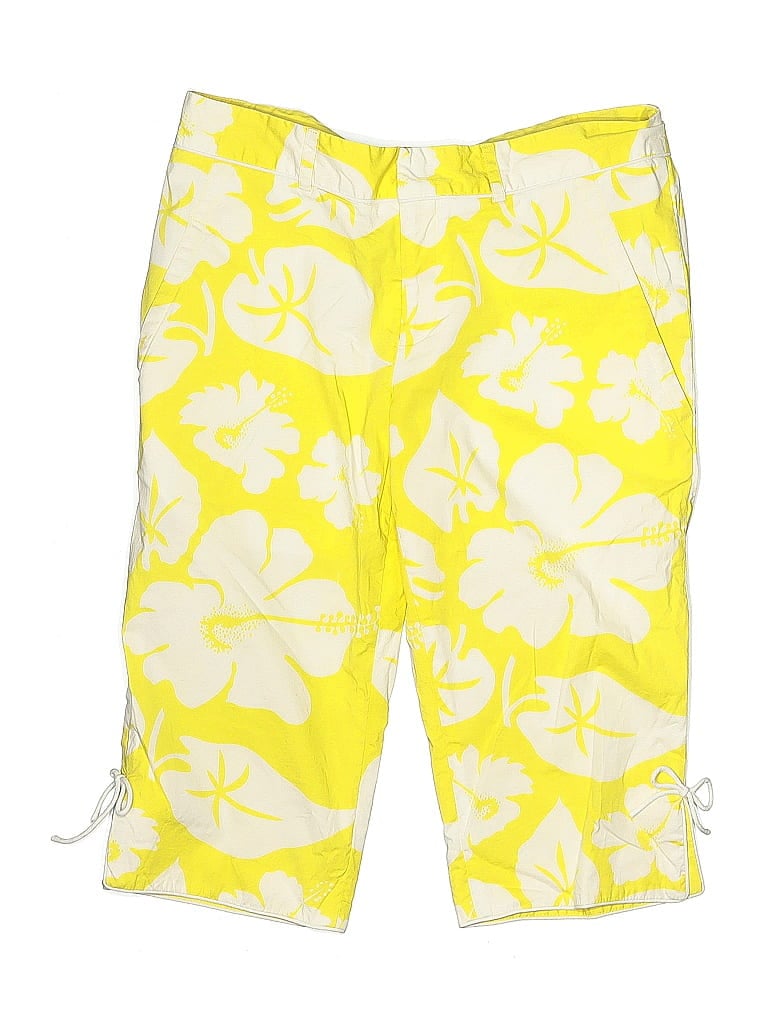 Pre-owned Tibi Casual Pants In Yellow