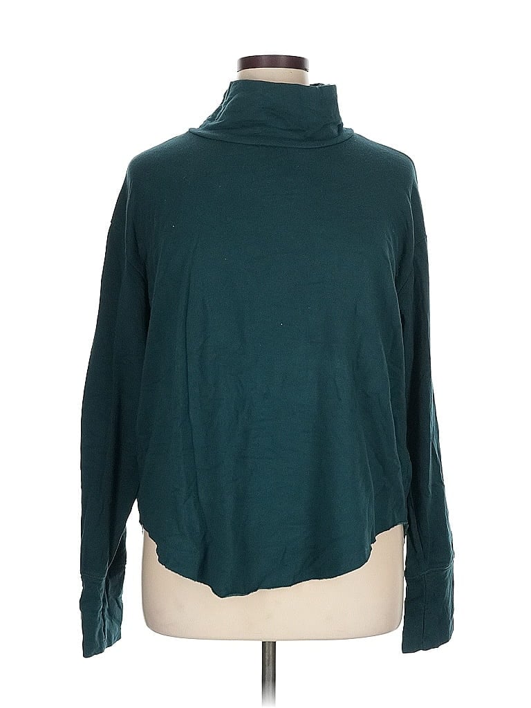 Pre-owned Offline By Aerie Turtleneck Sweater In Blue