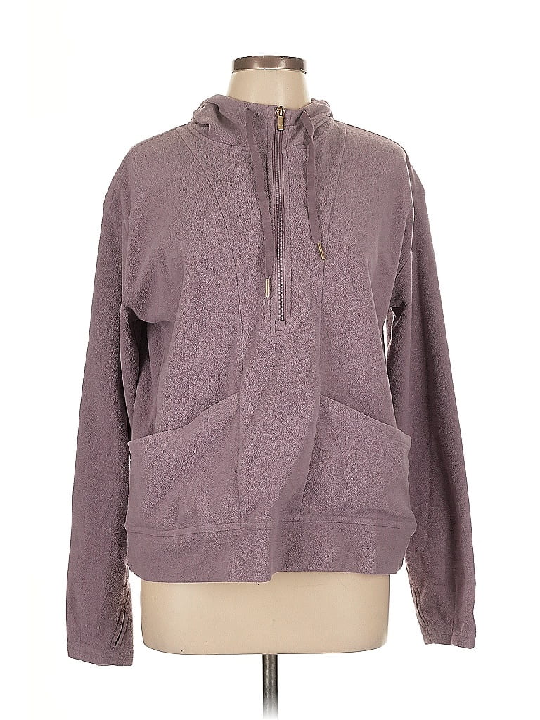 Pre-owned All In Motion Zip Up Hoodie In Purple