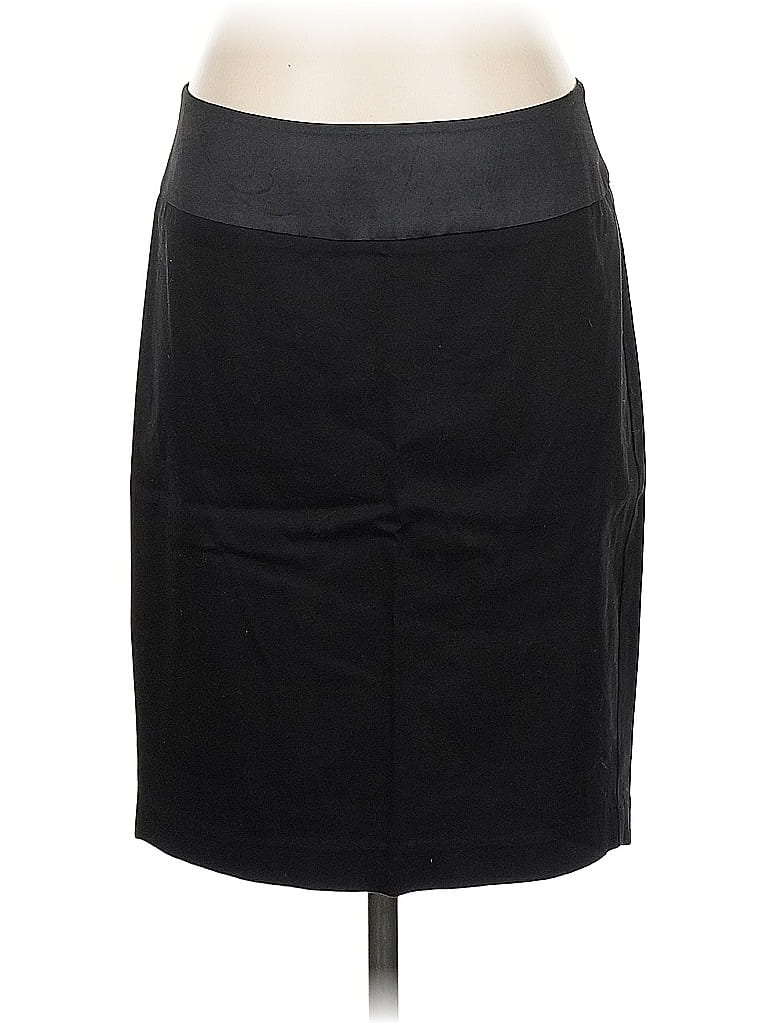 Arden B. Solid Black Casual Skirt Size 4 - photo 1