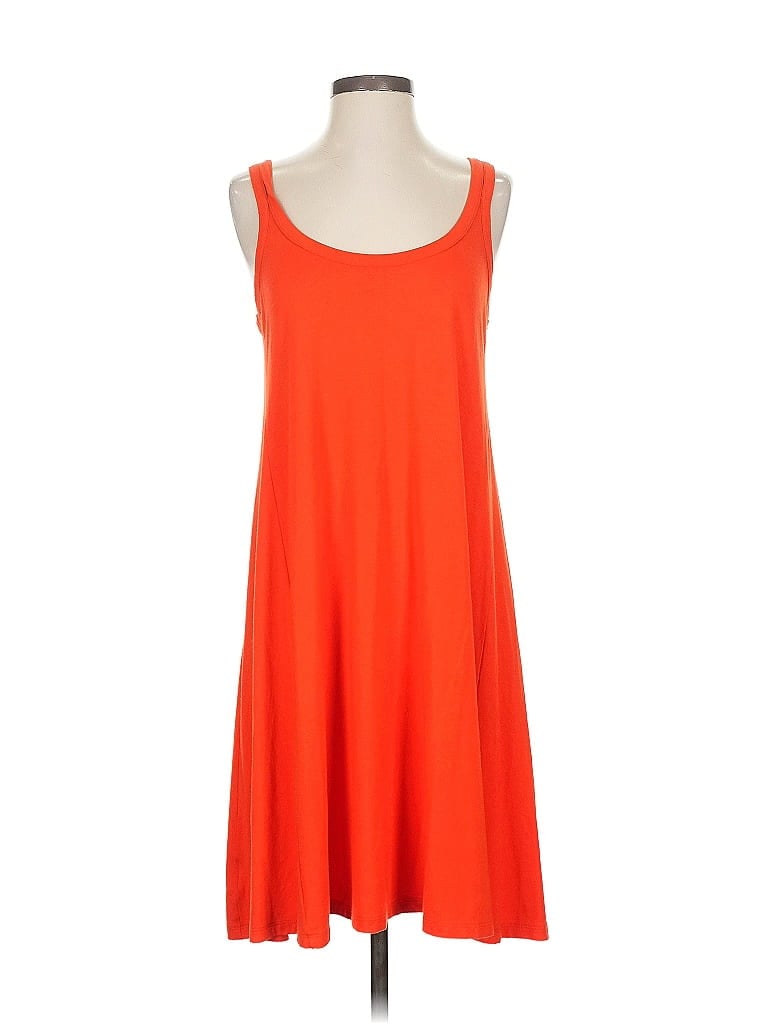 Pre-owned Ann Taylor Loft Casual Dress In Orange