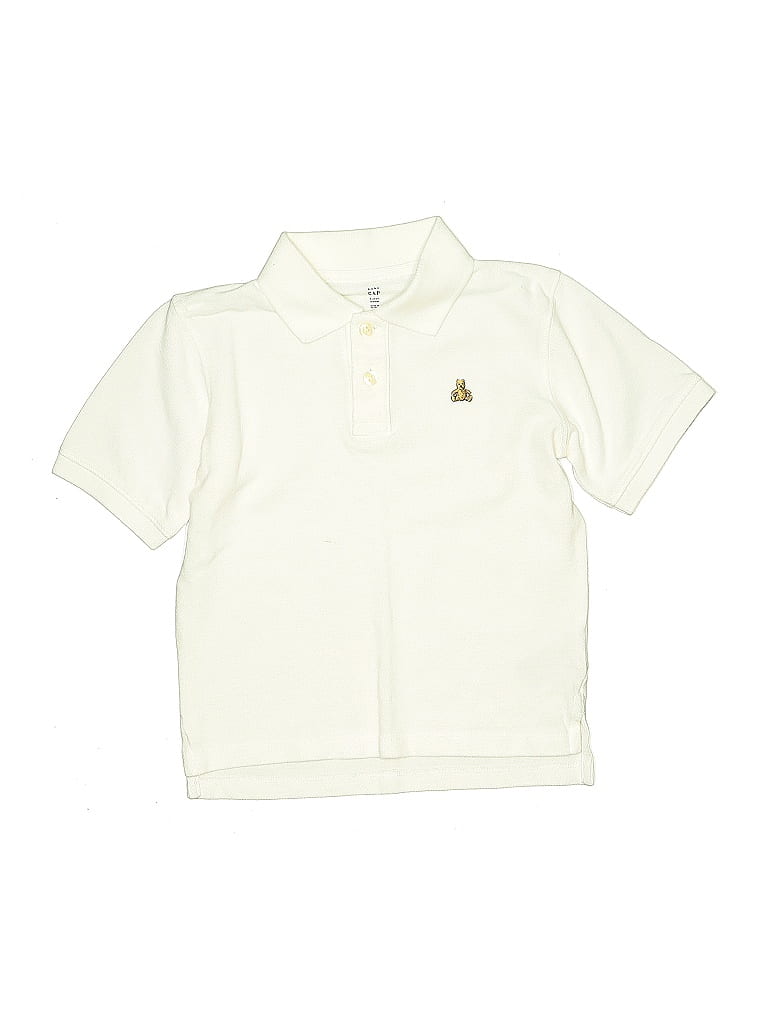 Click to view more detailed imagery on our partner's website Pre-owned Baby Gap Kids' Short Sleeve Polo Shirt In White