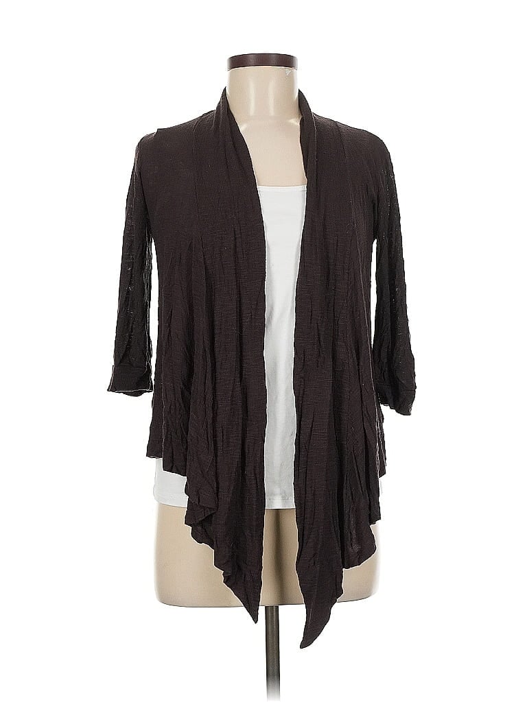 Pre-owned H.i.p. Happening In The Present Cardigan Sweater In Brown