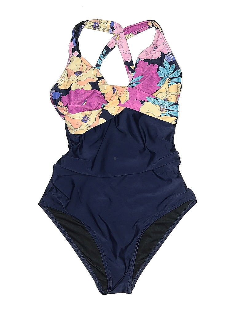 Click to view more detailed imagery on our partner's website Pre-owned Cupshe One Piece Swimsuit In Blue