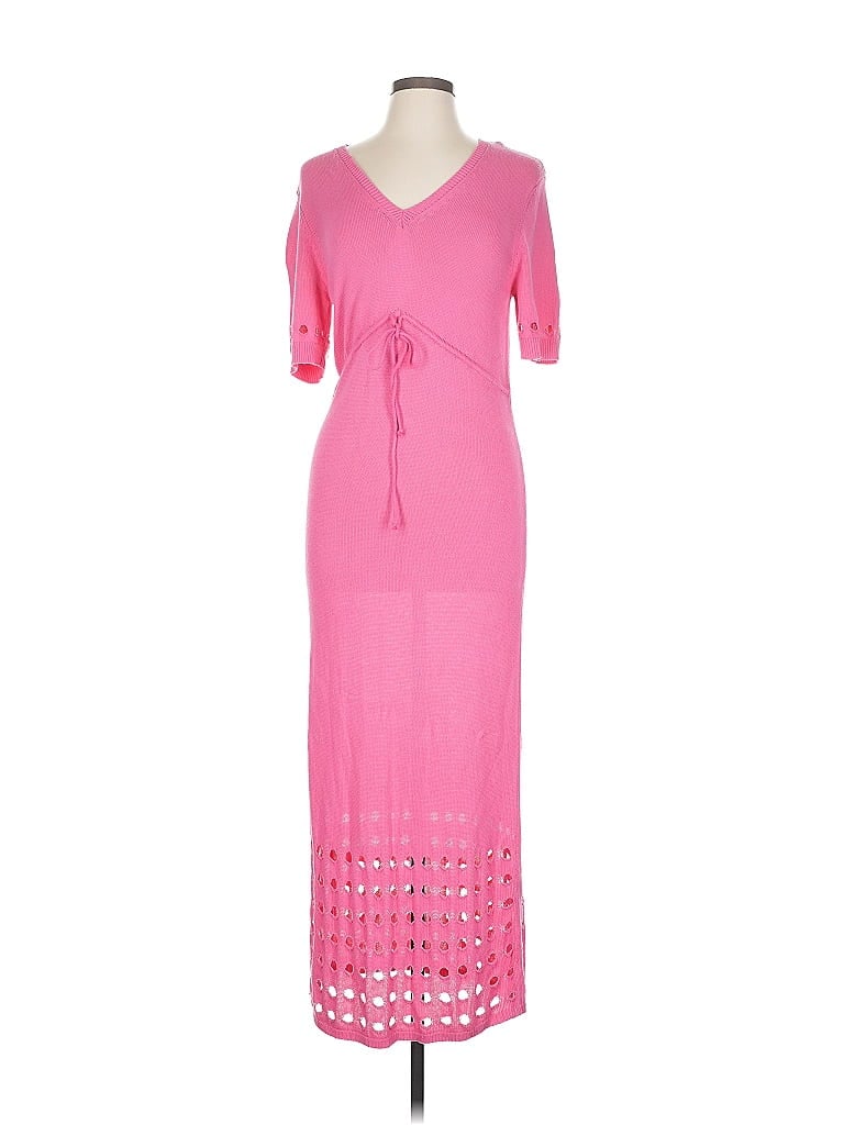 Bebe 100% Viscose Pink Casual Dress Size L - photo 1