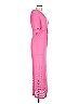 Bebe 100% Viscose Pink Casual Dress Size L - photo 3